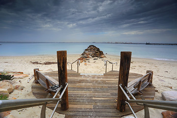 Image showing Silver Beach, Kurnell, Sydney Australia