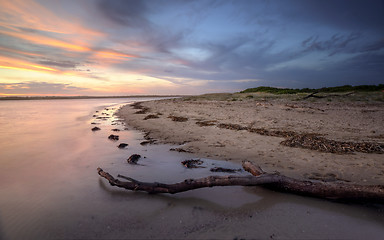 Image showing Sunset glow at  Bonna Point NSW Australia