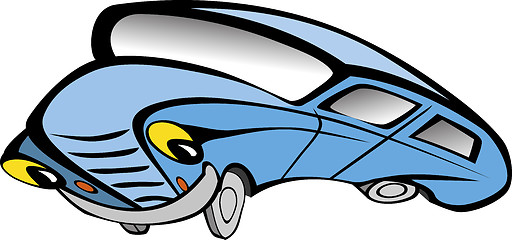 Image showing Funny old car cartoon