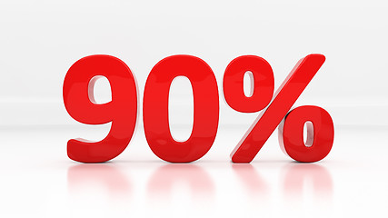 Image showing 3D ninety percent