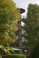 Image showing corkscrew stairs