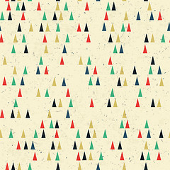 Image showing Geometric retro seamless pattern. Vector