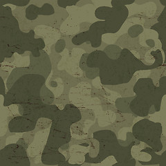 Image showing Military camouflage seamless pattern. Vector