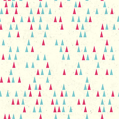 Image showing Christmas tree seamless pattern. Vector