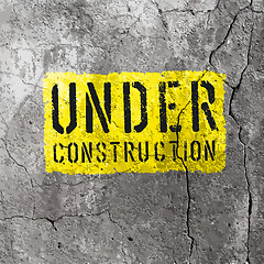 Image showing Under Construction Sign. Vector