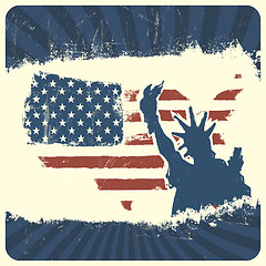 Image showing Patriotic background. Vector, EPS10