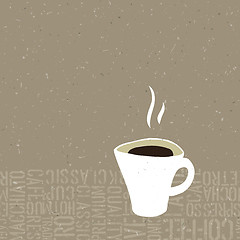 Image showing Coffee Cup Bubble Concept Illustration. Vector