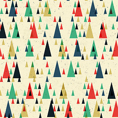 Image showing Geometric retro seamless pattern. Vector