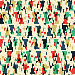 Image showing Geometric retro seamless pattern. Vector