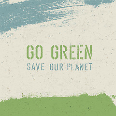 Image showing Go green concept. Vector