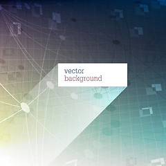 Image showing Abstract Connections Background. Vector
