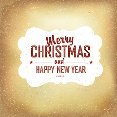 Image showing Vintage Christmas Background.  Vector