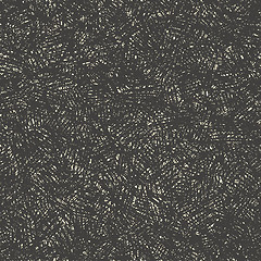 Image showing Dark scribble seamless pattern. Vector