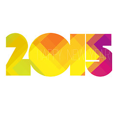 Image showing Happy New Year 2015 Design