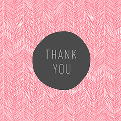 Image showing Thank You Hand Drawn Card