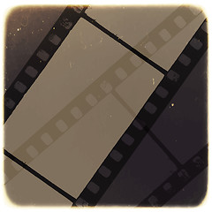 Image showing Old Filmstrip Abstract Background. Vector