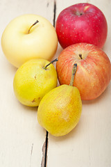 Image showing fresh fruits apples and  pears