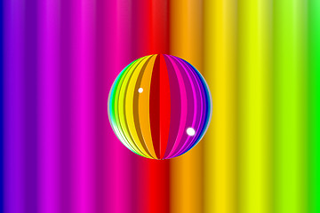 Image showing Abstract vivid background