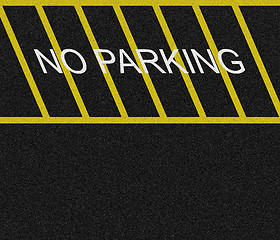 Image showing No Parking Zone