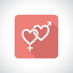 Image showing Couple gender icon