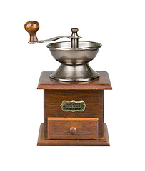 Image showing Vintage coffee mill