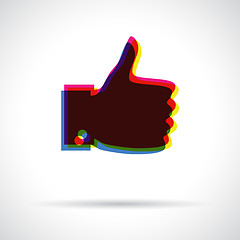 Image showing Thumb up icon. 