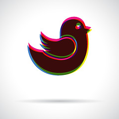 Image showing Bird icon. 