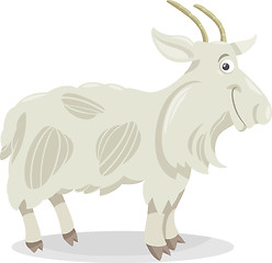 Image showing goat farm animal cartoon illustration