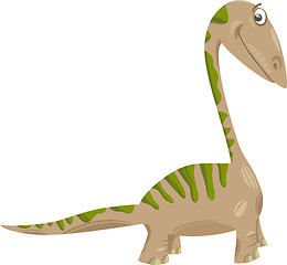 Image showing apatosaurus dinosaur cartoon illustration