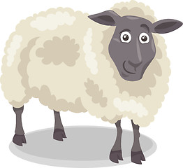 Image showing sheep farm animal cartoon illustration