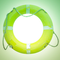 Image showing Retro look Lifebuoy