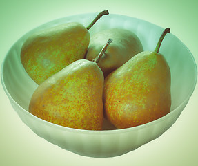 Image showing Retro look Pear picture