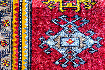 Image showing carpet, old, handmade