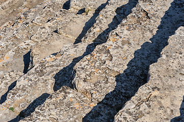 Image showing Steps at Ancient theater in Hierapolis