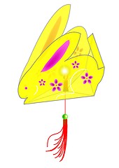 Image showing rabbit shape lantern