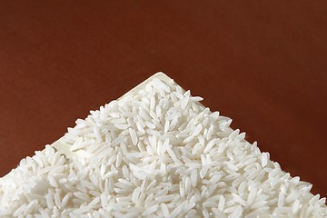 Image showing White rice background