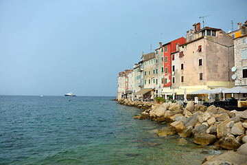 Image showing Old town by the sea