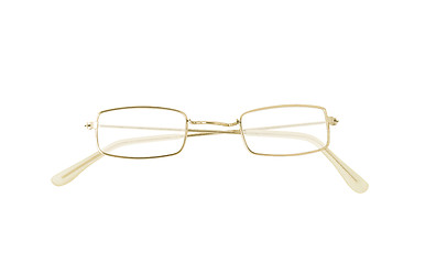 Image showing Golden glasses