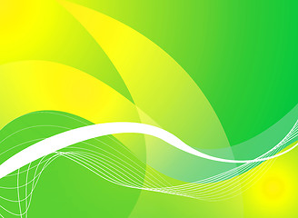 Image showing mellow green background