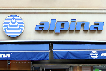 Image showing Alpina logo