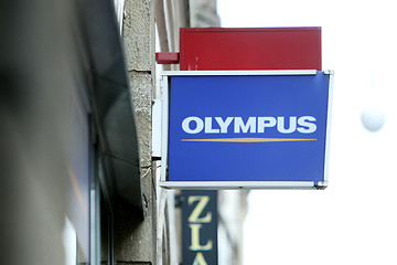 Image showing Olympus shop sign