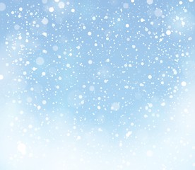 Image showing Snow theme background 9