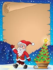 Image showing Christmas topic parchment 1