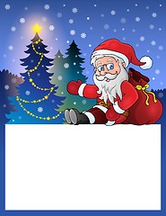 Image showing Small frame with Santa Claus 5