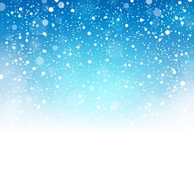 Image showing Snow theme background 8