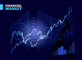 Image showing Stock Market Vector Chart