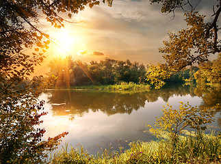 Image showing River in october