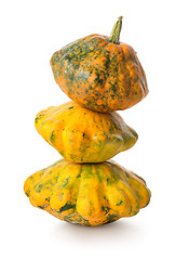 Image showing Pyramid of gourds