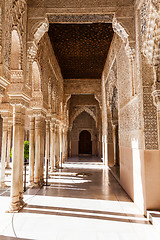 Image showing Arabian Door in Alhambra