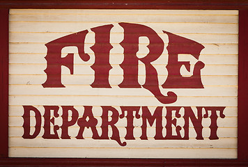 Image showing Fire department